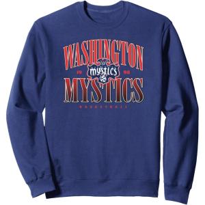 imageWNBA Washington MysticsCourtside SweatshirtNavy Blue