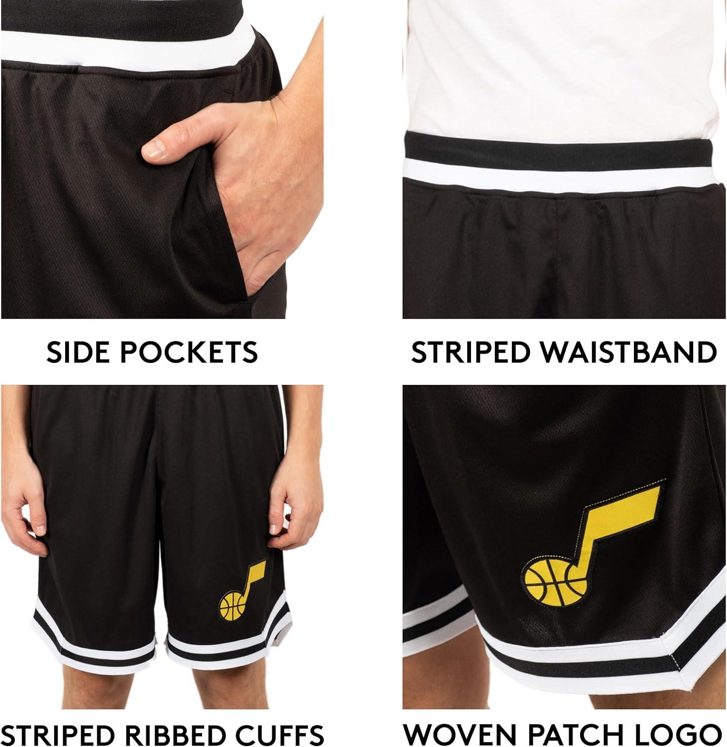 imageUltra Game Mens NBA Official Soft Air Mesh Ultimate Basketball Shorts  Classic FitBlack