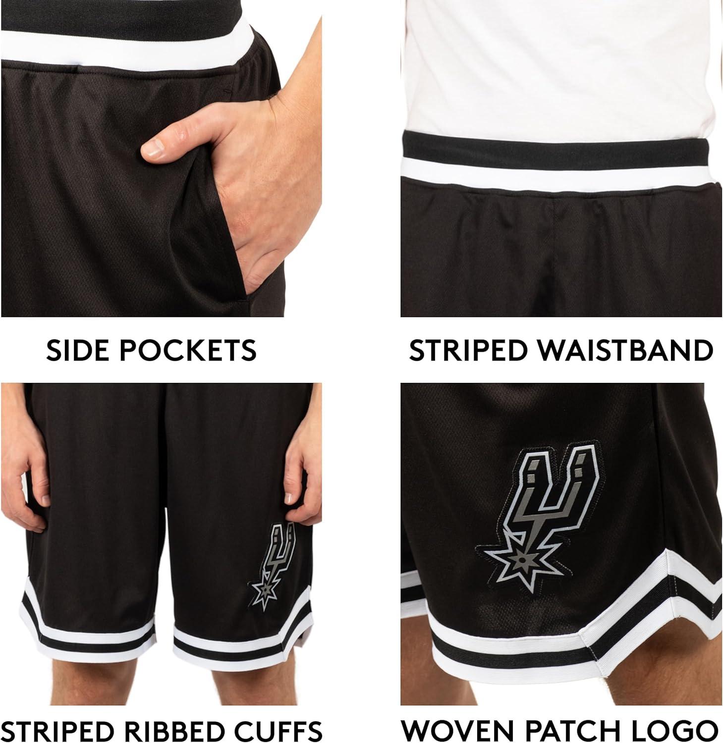 imageUltra Game Mens NBA Official Soft Air Mesh Ultimate Basketball Shorts  Classic FitBlack