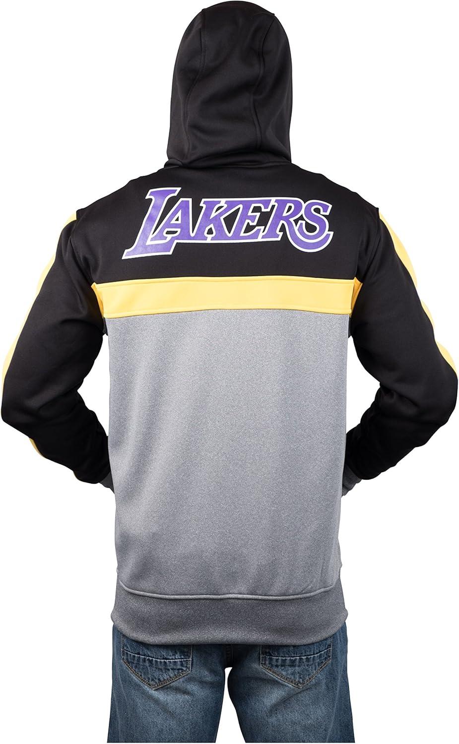 imageUltra Game Mens NBA Official Supremely Soft Full Zip Hoodie SweatshirtBlack
