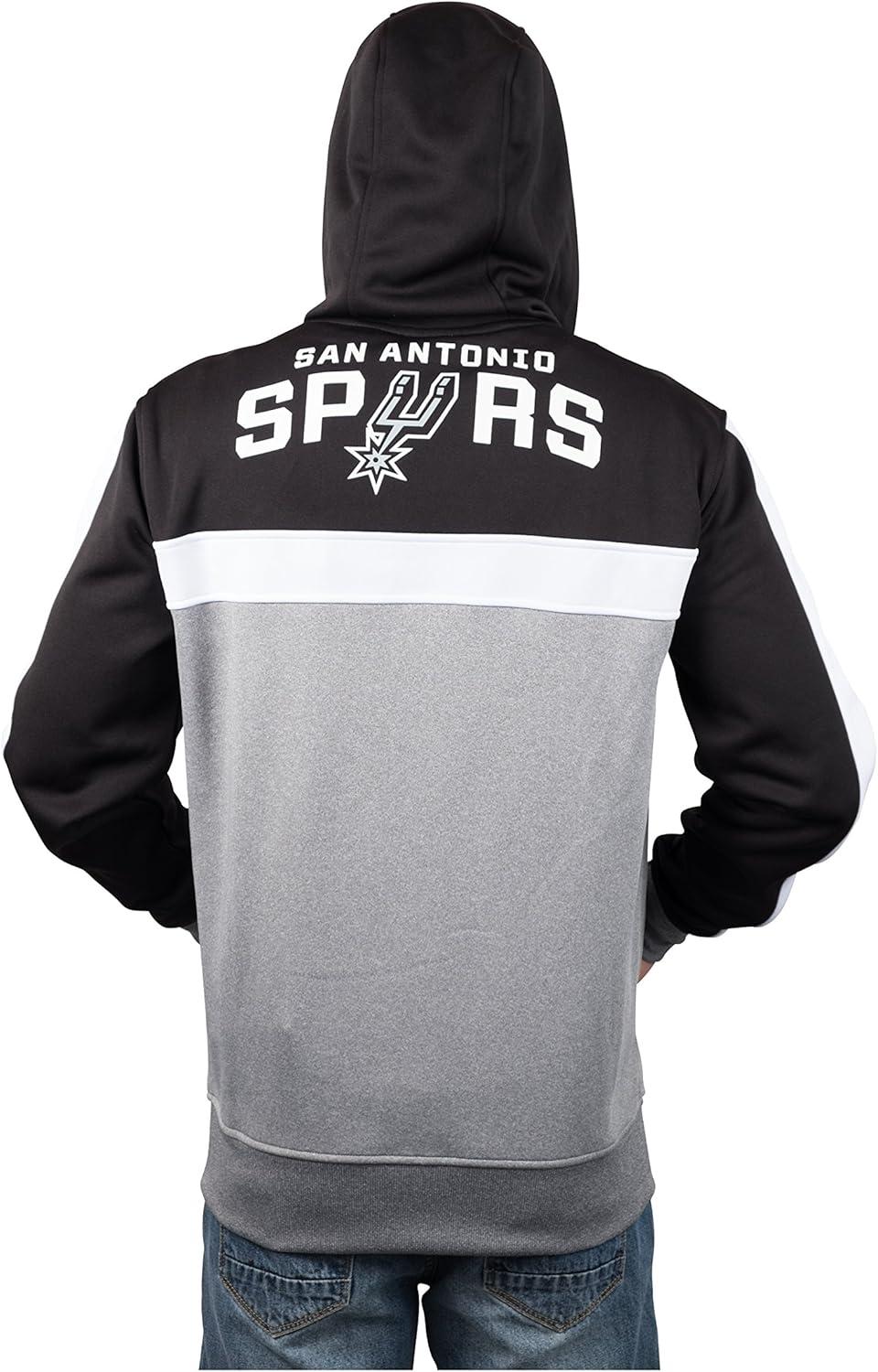 imageUltra Game Mens NBA Official Supremely Soft Full Zip Hoodie SweatshirtBlack