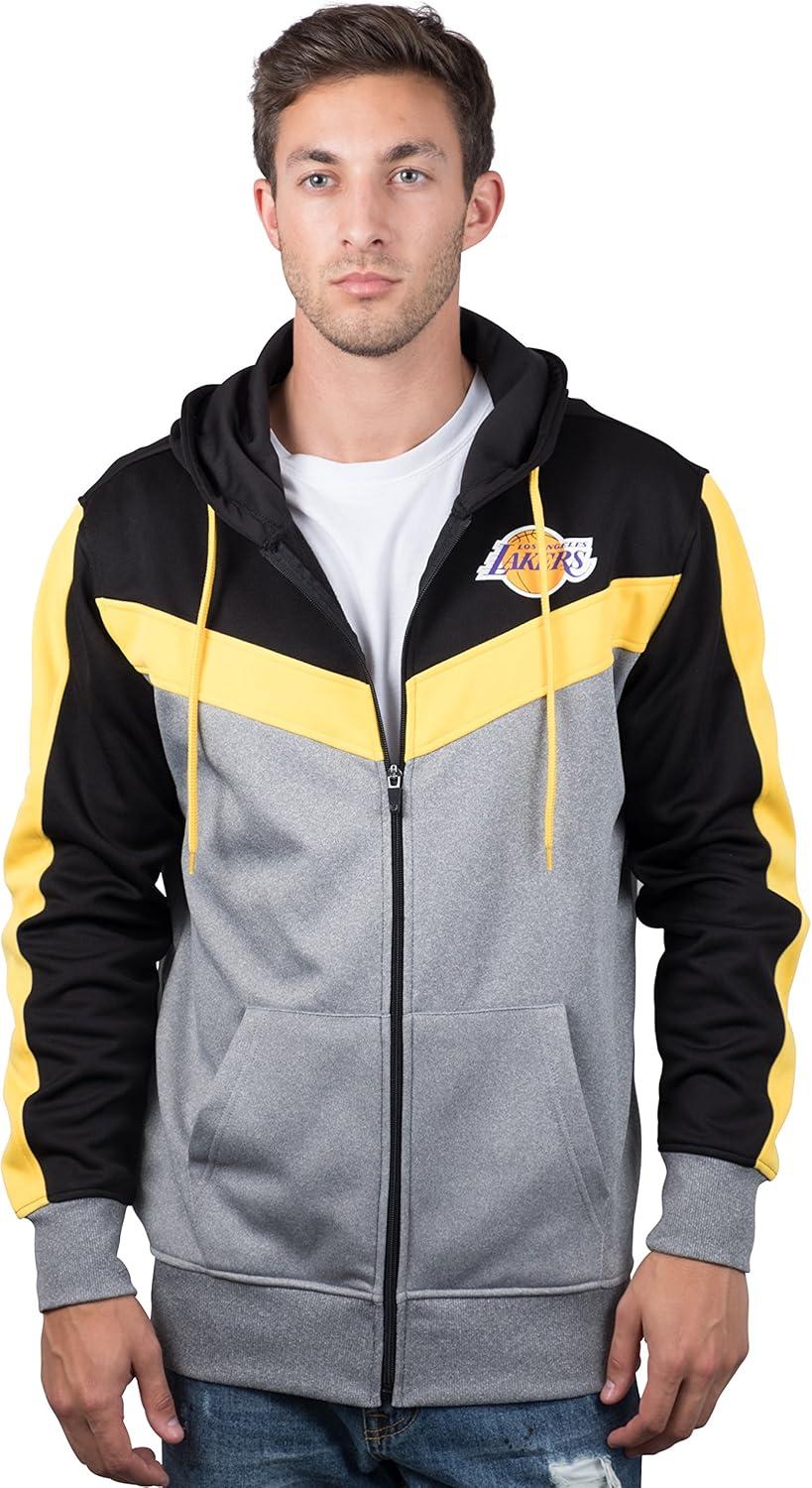 imageUltra Game Mens NBA Official Supremely Soft Full Zip Hoodie SweatshirtBlack