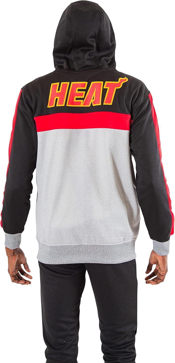 imageUltra Game Mens NBA Official Supremely Soft Full Zip Hoodie SweatshirtBlack