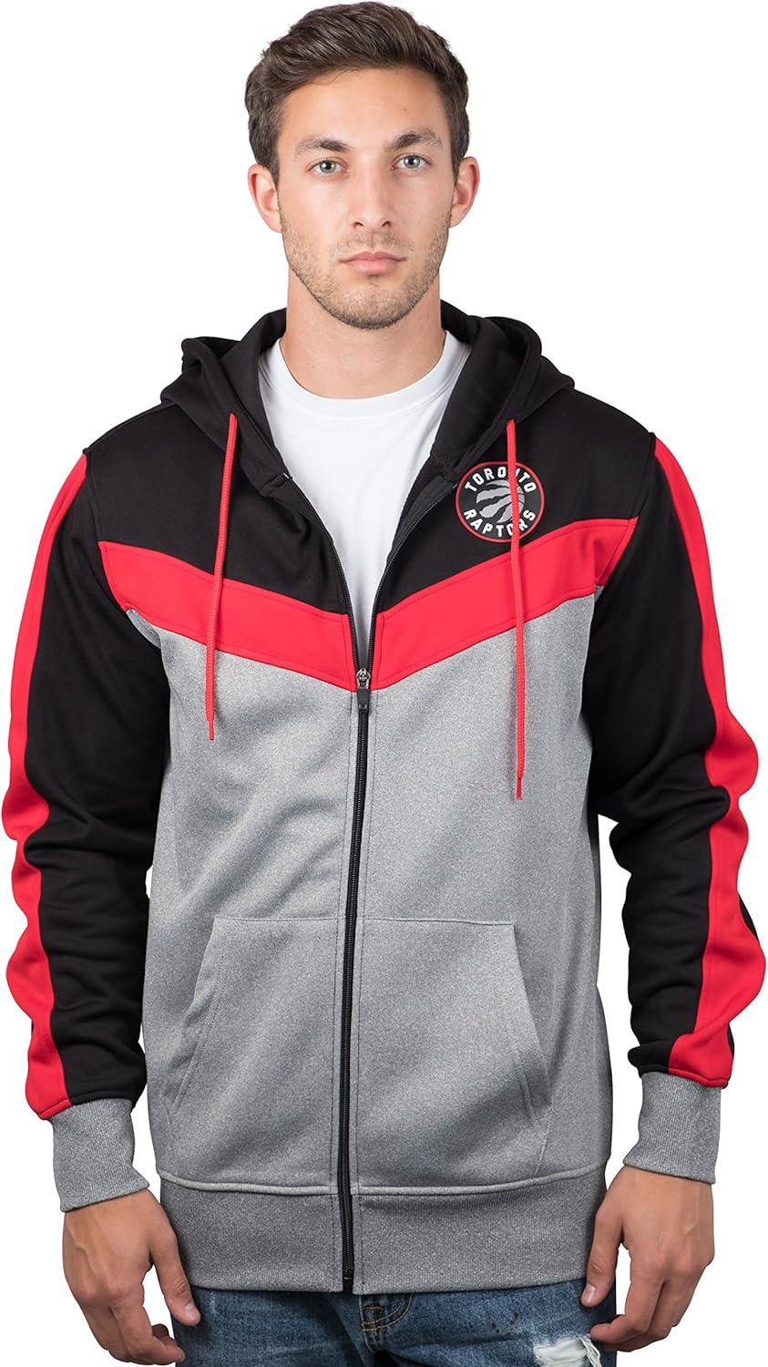 imageUltra Game Mens NBA Official Supremely Soft Full Zip Hoodie SweatshirtBlack