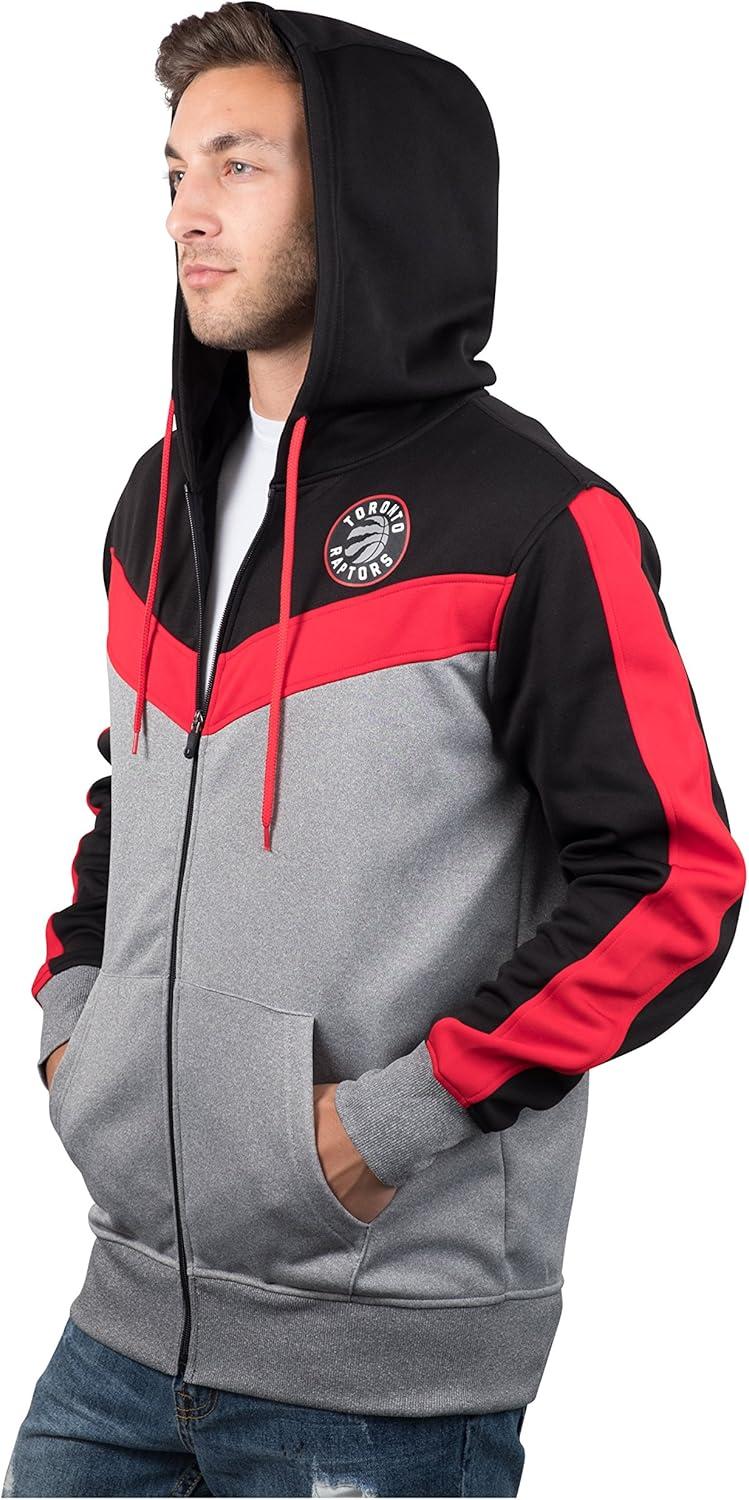 imageUltra Game Mens NBA Official Supremely Soft Full Zip Hoodie SweatshirtBlack