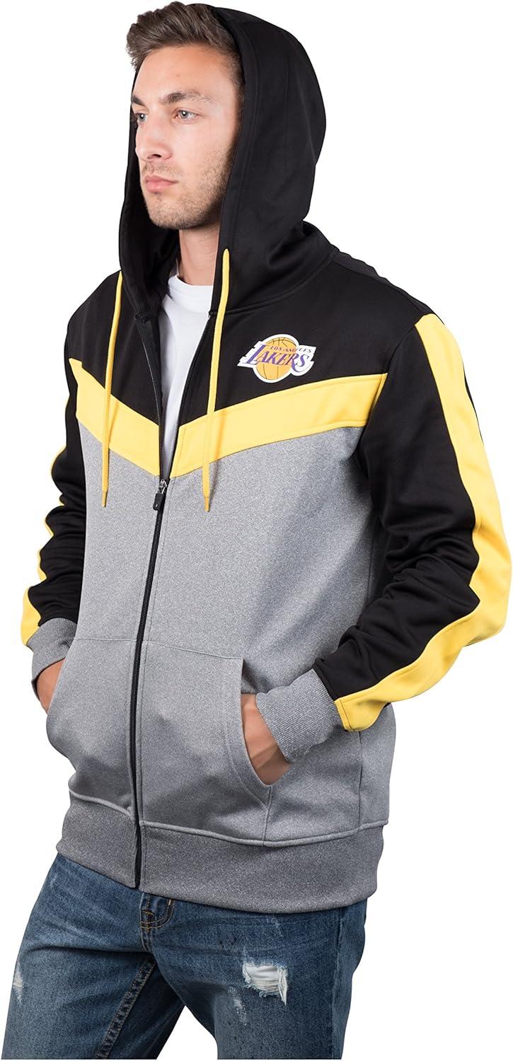 imageUltra Game Mens NBA Official Supremely Soft Full Zip Hoodie SweatshirtBlack