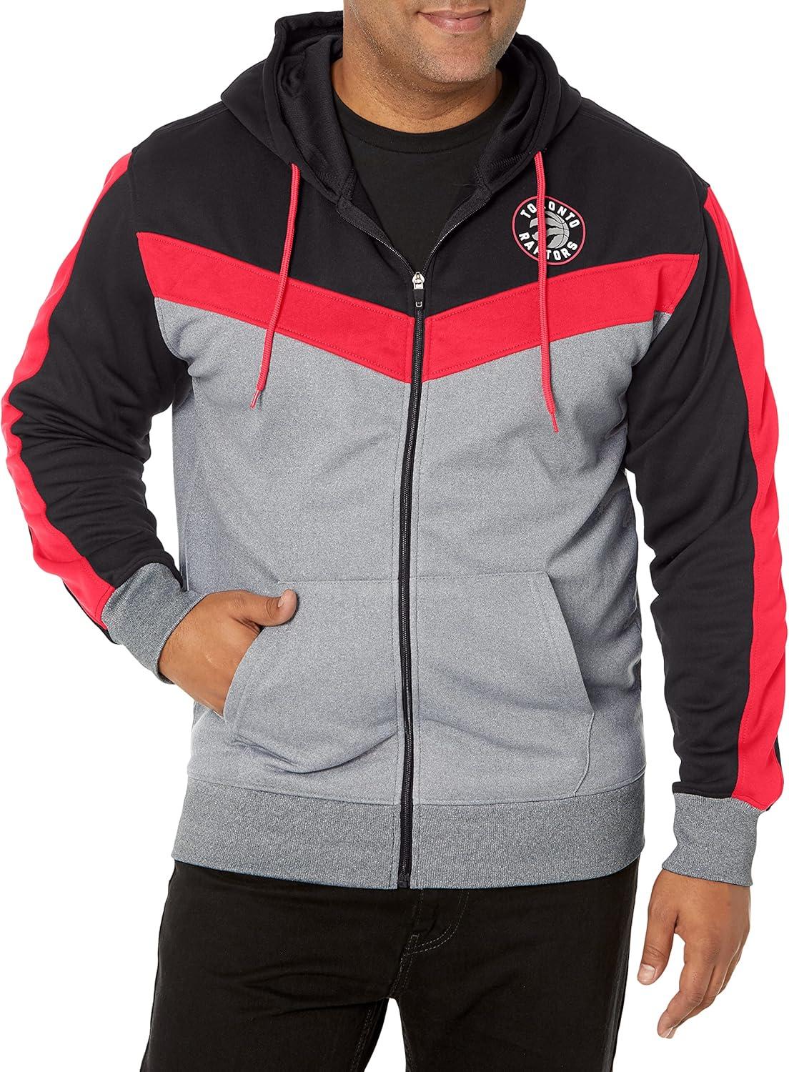 imageUltra Game Mens NBA Official Supremely Soft Full Zip Hoodie SweatshirtBlack