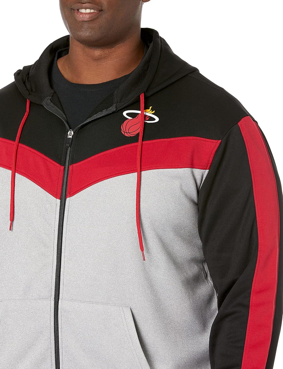 imageUltra Game Mens NBA Official Supremely Soft Full Zip Hoodie SweatshirtBlack