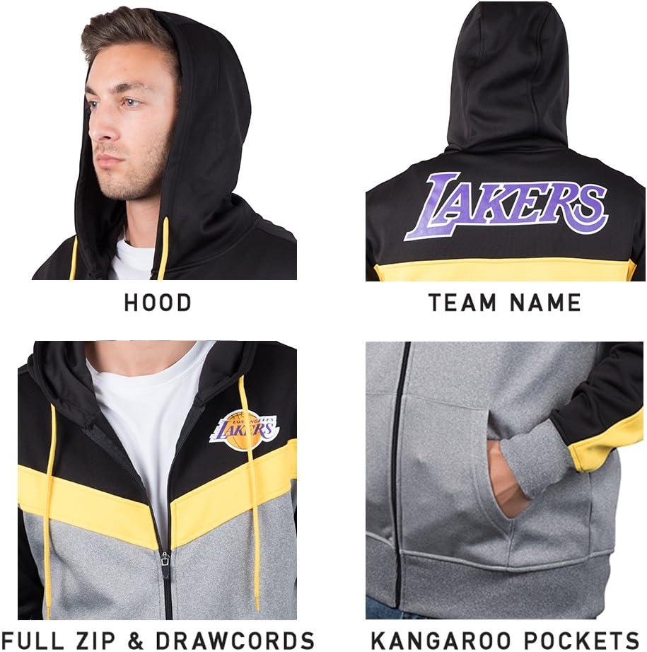 imageUltra Game Mens NBA Official Supremely Soft Full Zip Hoodie SweatshirtBlack