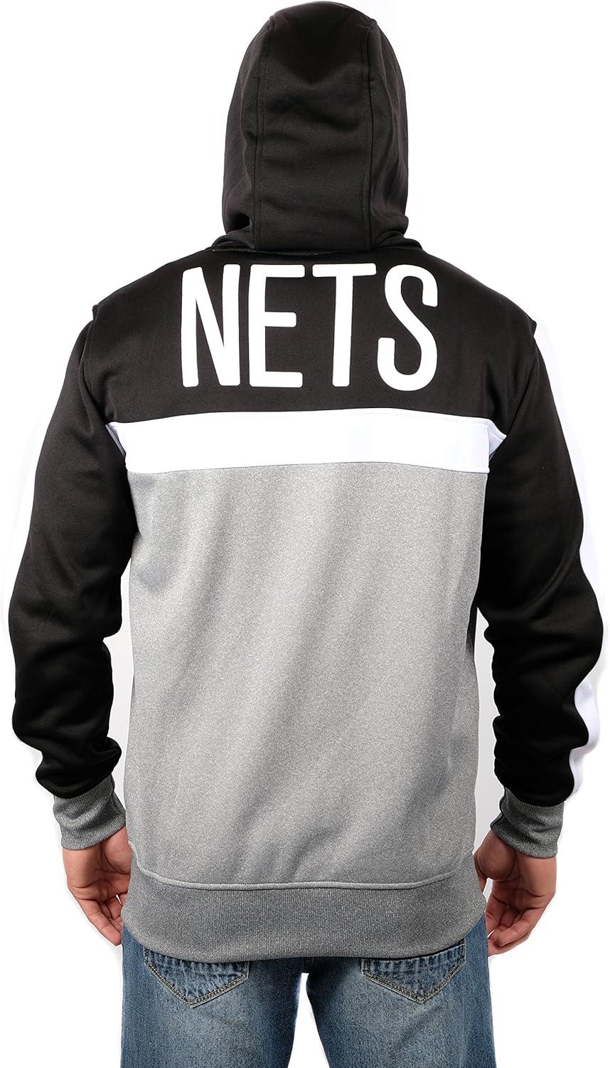 imageUltra Game Mens NBA Official Supremely Soft Full Zip Hoodie SweatshirtBlack