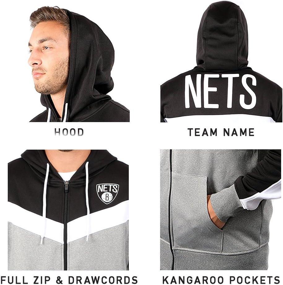 imageUltra Game Mens NBA Official Supremely Soft Full Zip Hoodie SweatshirtBlack