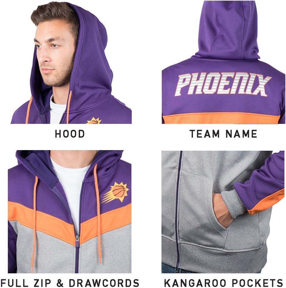imageUltra Game Mens NBA Official Supremely Soft Full Zip Hoodie SweatshirtDark Purple