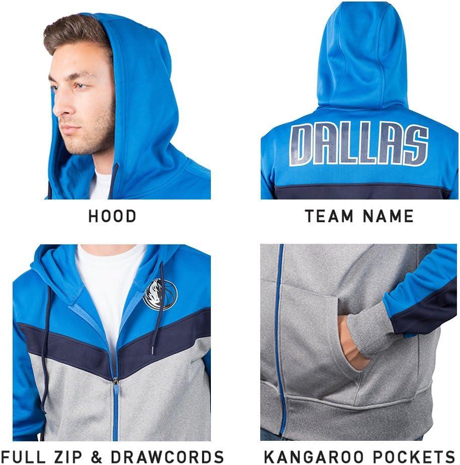 imageUltra Game Mens NBA Official Supremely Soft Full Zip Hoodie SweatshirtDeep Blue