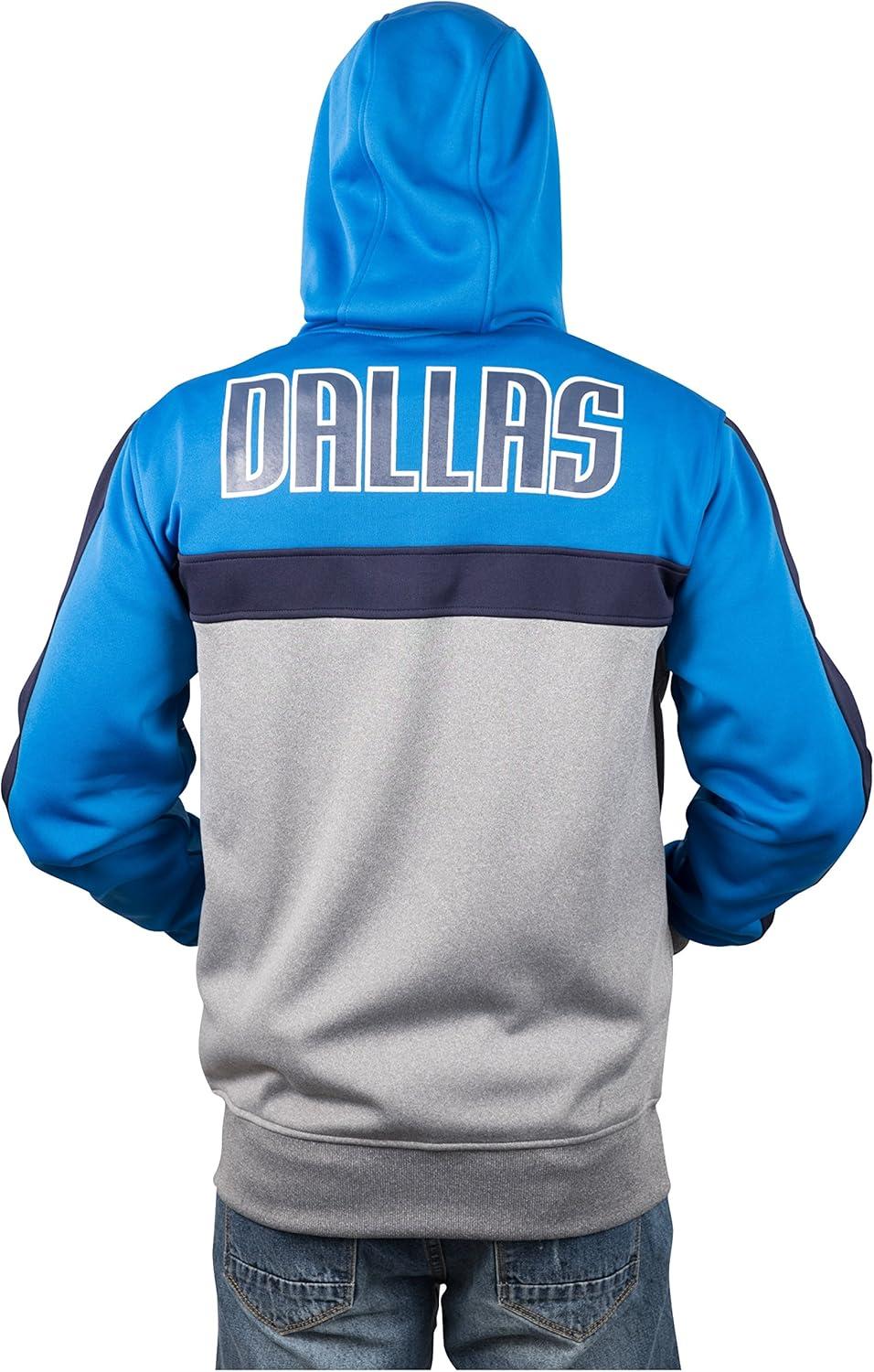 imageUltra Game Mens NBA Official Supremely Soft Full Zip Hoodie SweatshirtDeep Blue