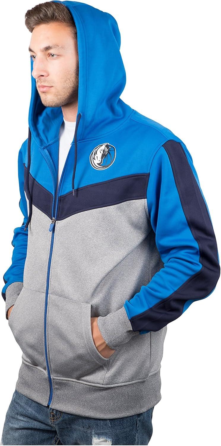 imageUltra Game Mens NBA Official Supremely Soft Full Zip Hoodie SweatshirtDeep Blue