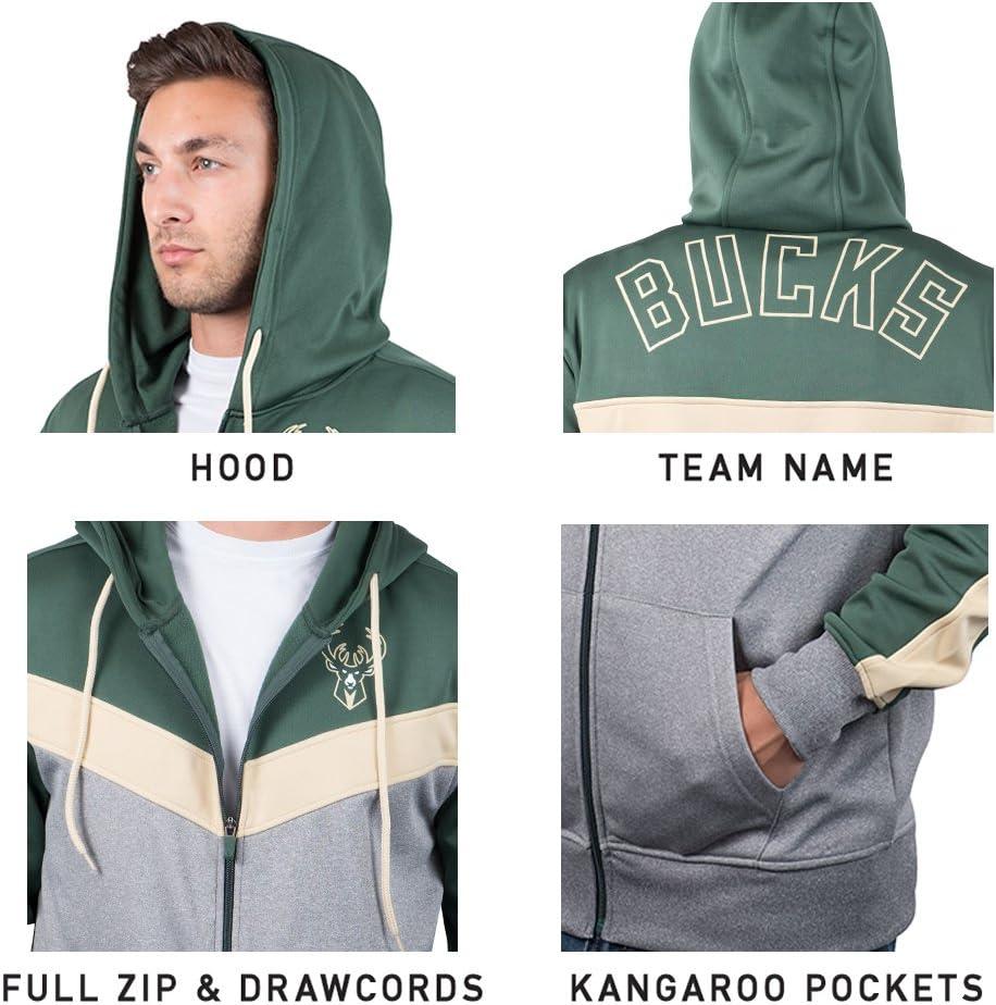 imageUltra Game Mens NBA Official Supremely Soft Full Zip Hoodie SweatshirtHunter Green