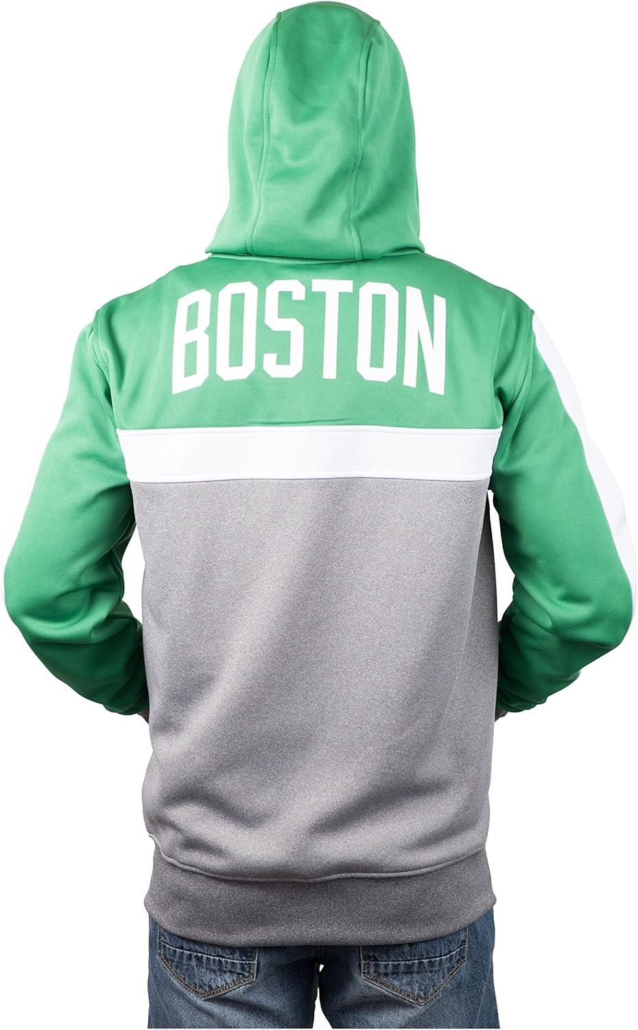 imageUltra Game Mens NBA Official Supremely Soft Full Zip Hoodie SweatshirtKelly Green