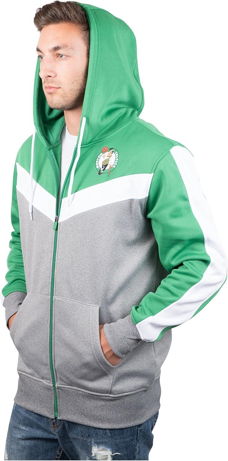 imageUltra Game Mens NBA Official Supremely Soft Full Zip Hoodie SweatshirtKelly Green