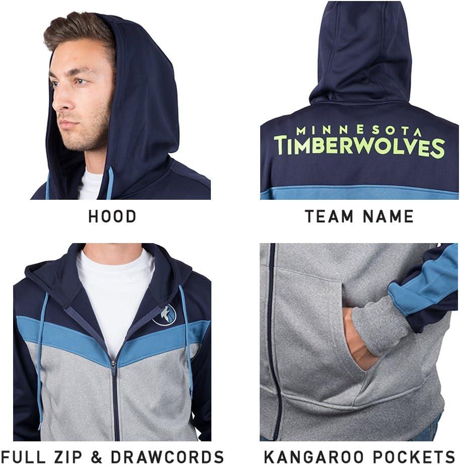 imageUltra Game Mens NBA Official Supremely Soft Full Zip Hoodie SweatshirtMidnight Blue