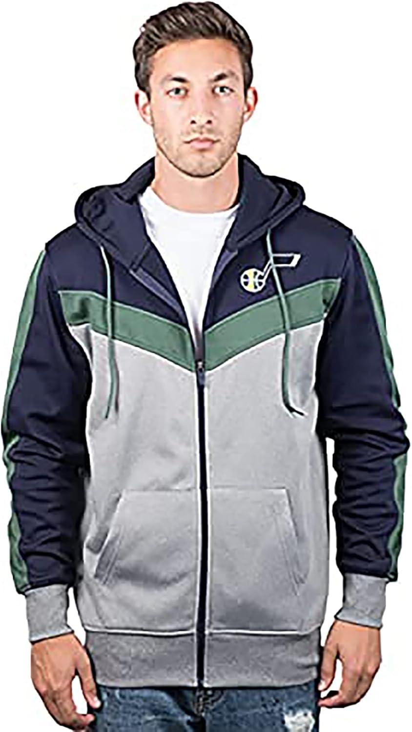 imageUltra Game Mens NBA Official Supremely Soft Full Zip Hoodie SweatshirtNavy