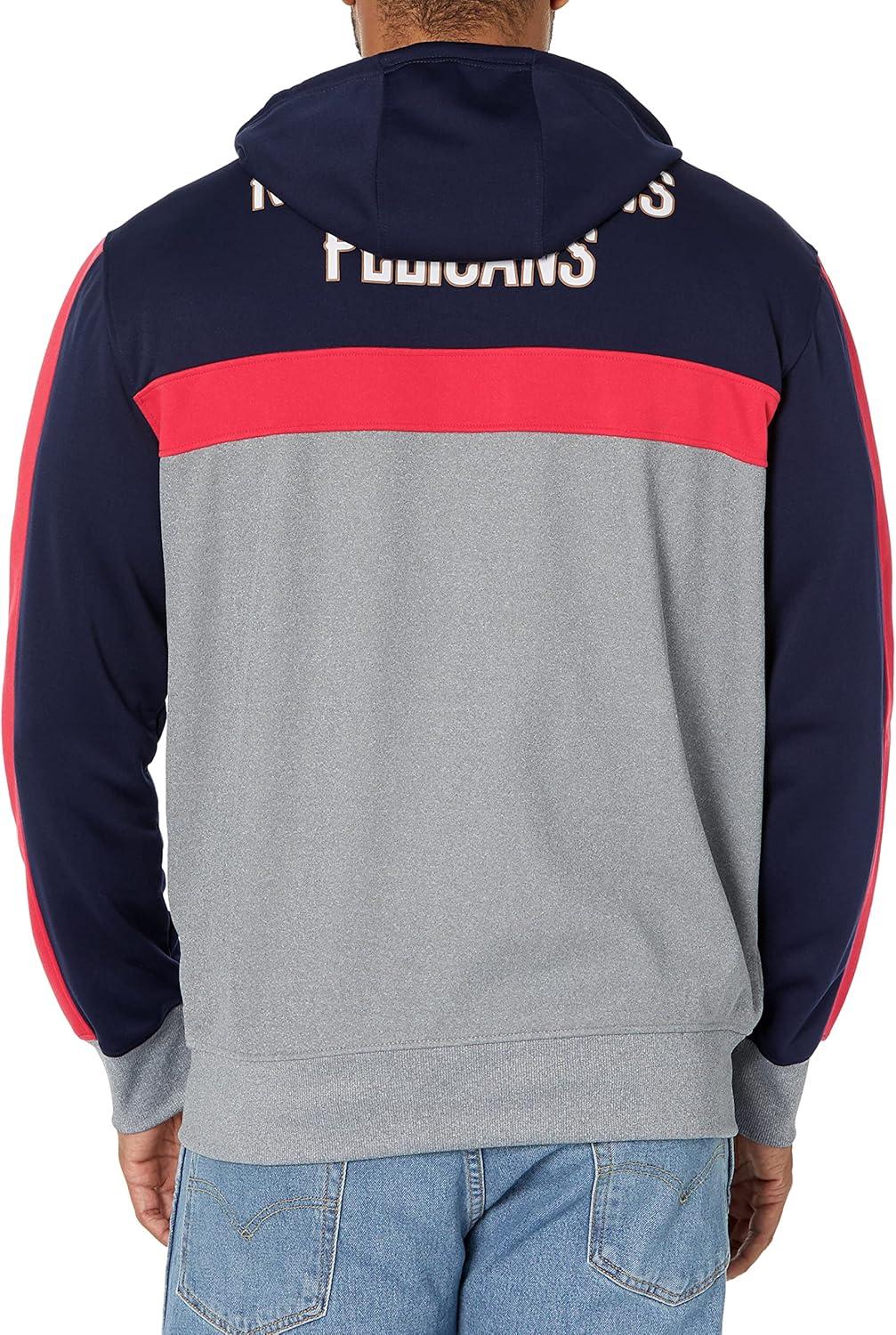 imageUltra Game Mens NBA Official Supremely Soft Full Zip Hoodie SweatshirtNavy