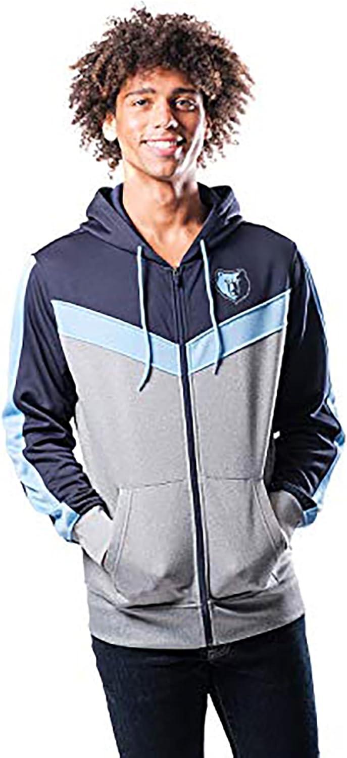 imageUltra Game Mens NBA Official Supremely Soft Full Zip Hoodie SweatshirtNavy
