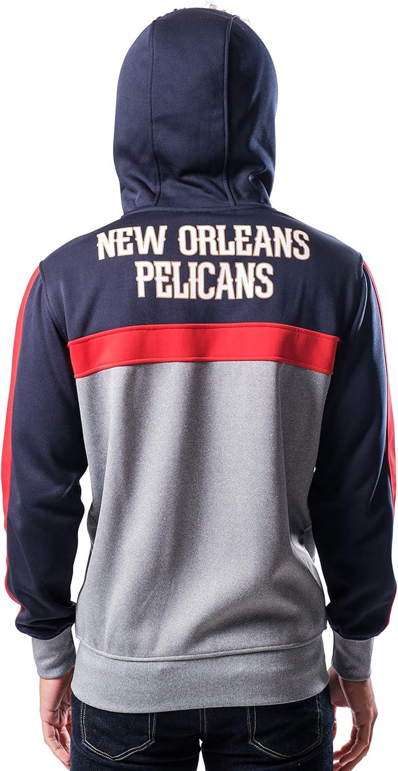 imageUltra Game Mens NBA Official Supremely Soft Full Zip Hoodie SweatshirtNavy