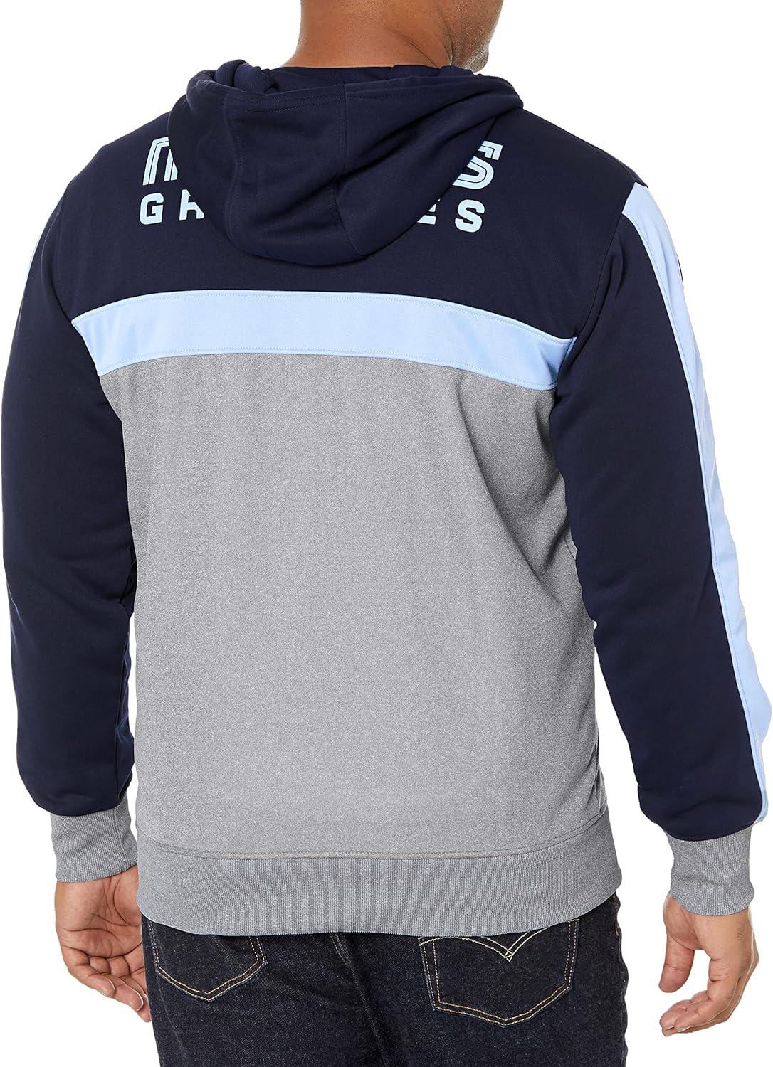 imageUltra Game Mens NBA Official Supremely Soft Full Zip Hoodie SweatshirtNavy