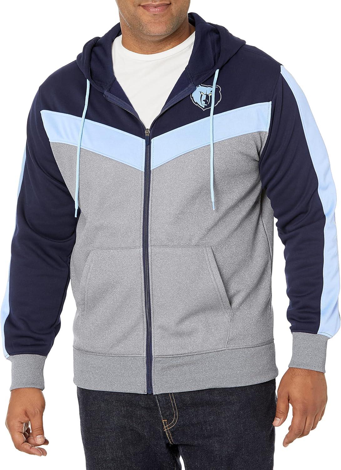 imageUltra Game Mens NBA Official Supremely Soft Full Zip Hoodie SweatshirtNavy