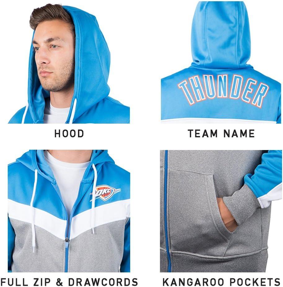 imageUltra Game Mens NBA Official Supremely Soft Full Zip Hoodie SweatshirtPale Blue