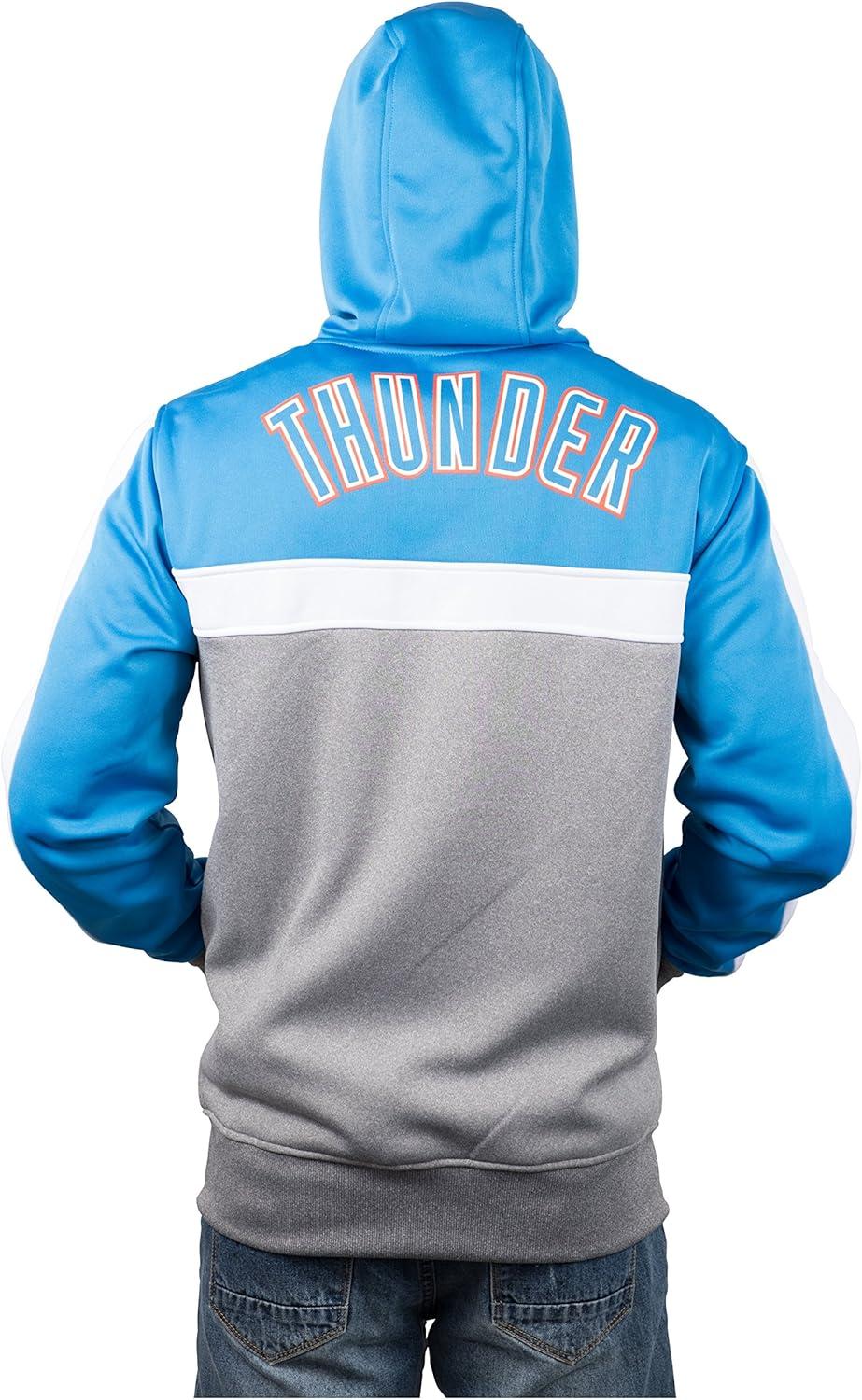 imageUltra Game Mens NBA Official Supremely Soft Full Zip Hoodie SweatshirtPale Blue