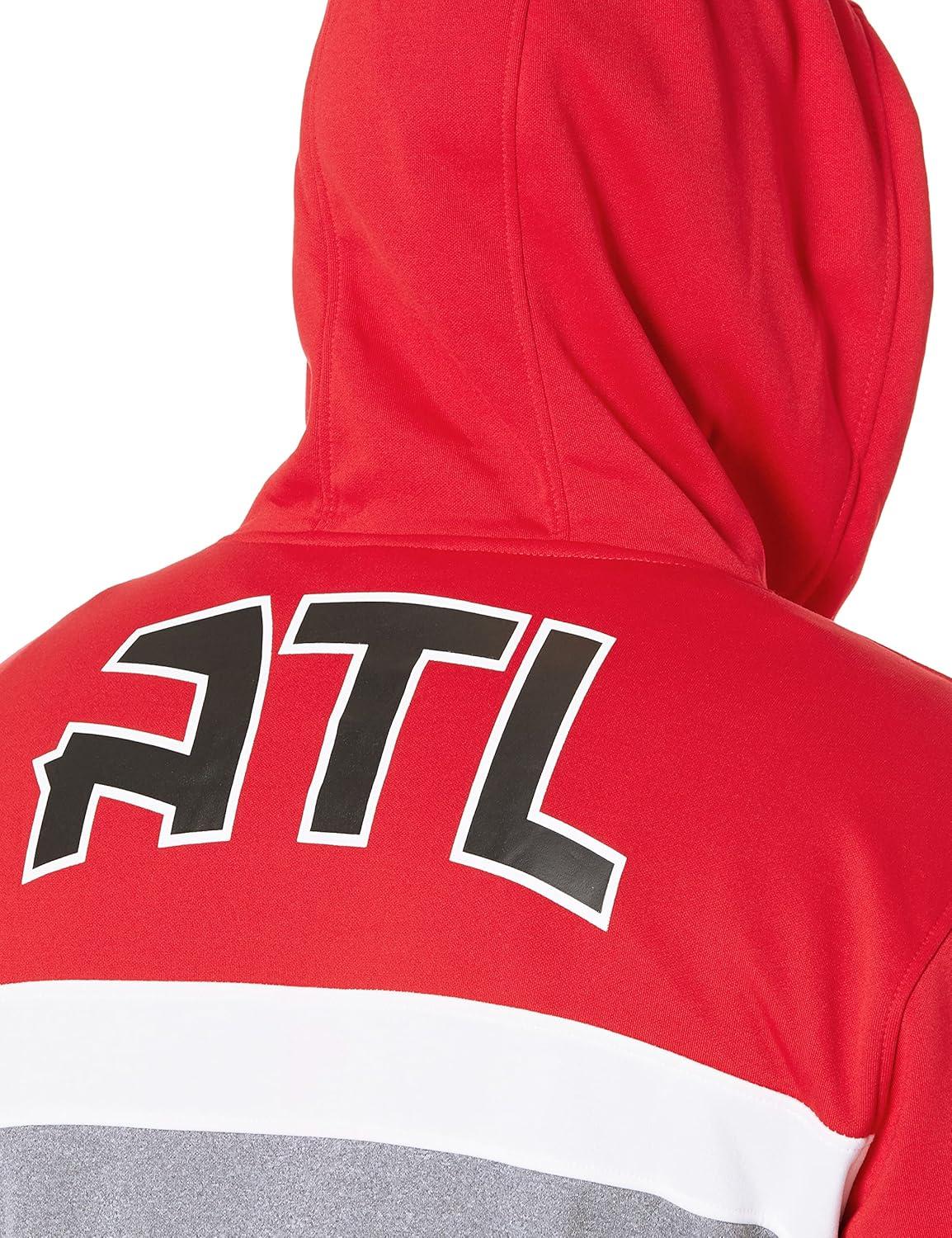 imageUltra Game Mens NBA Official Supremely Soft Full Zip Hoodie SweatshirtRed