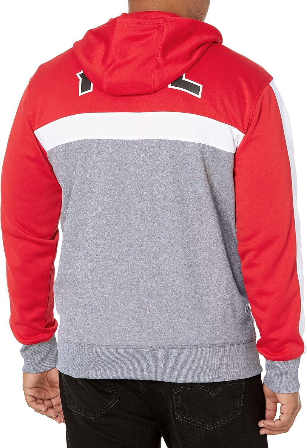 imageUltra Game Mens NBA Official Supremely Soft Full Zip Hoodie SweatshirtRed