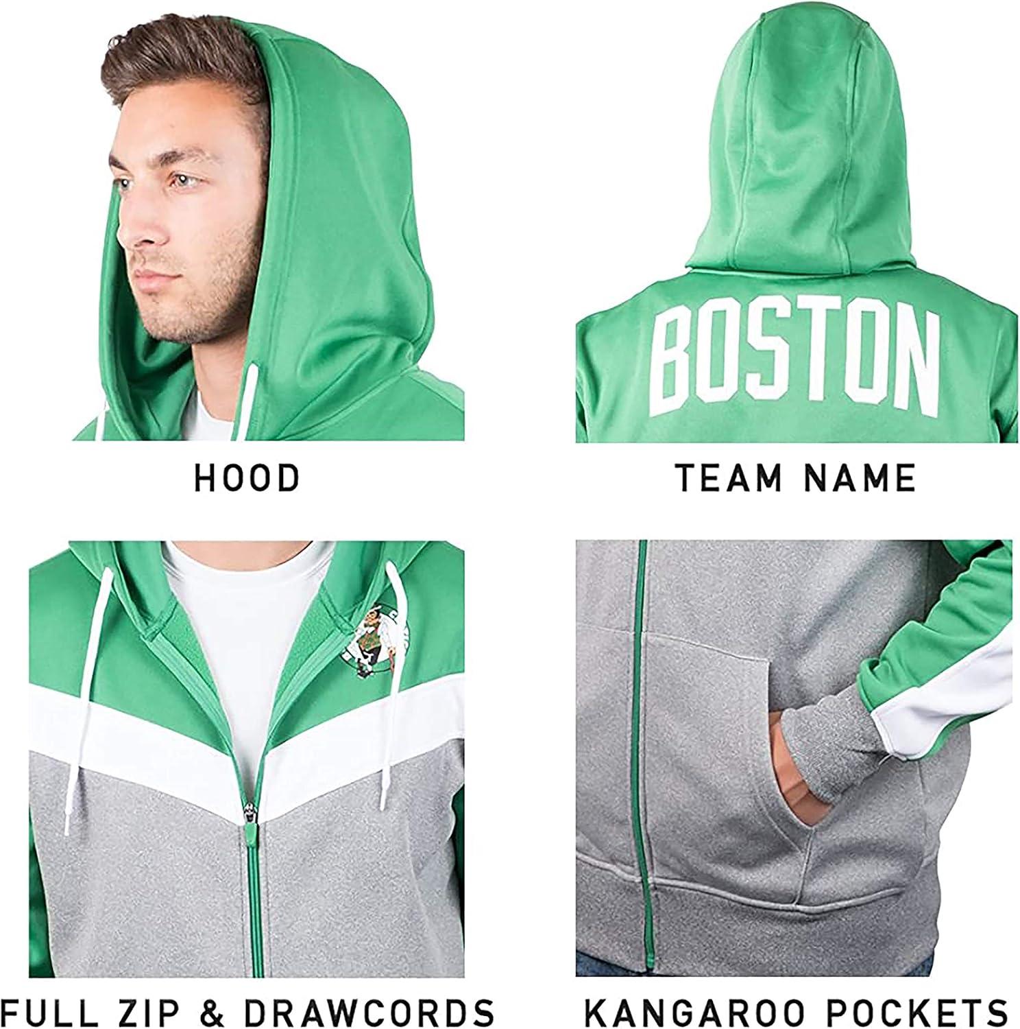 imageUltra Game Mens NBA Official Supremely Soft Full Zip Hoodie SweatshirtRed
