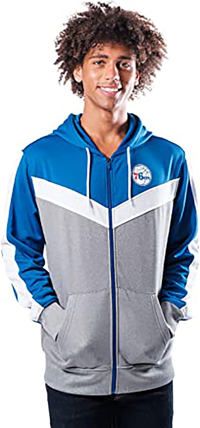 imageUltra Game Mens NBA Official Supremely Soft Full Zip Hoodie SweatshirtRoyal