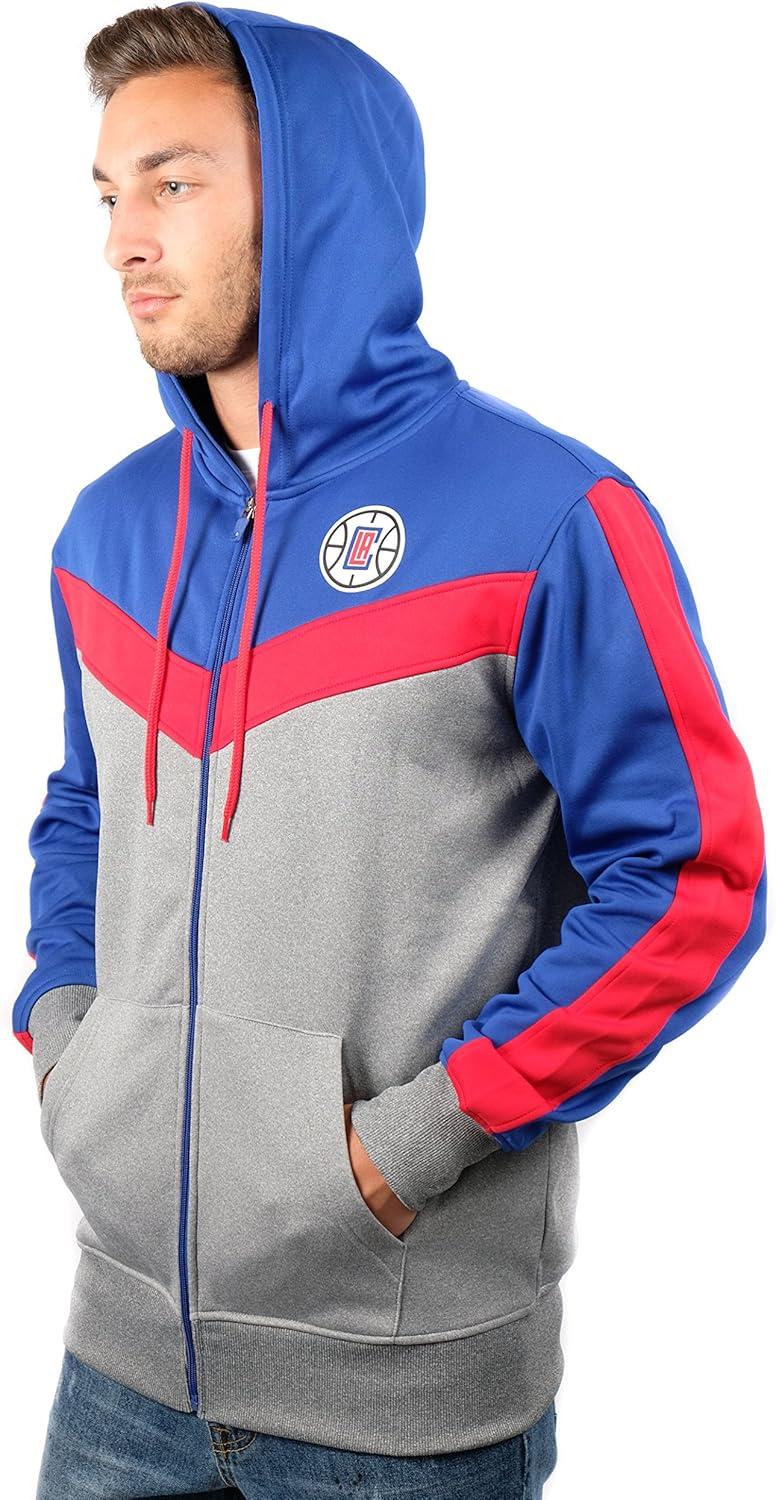imageUltra Game Mens NBA Official Supremely Soft Full Zip Hoodie SweatshirtRoyal