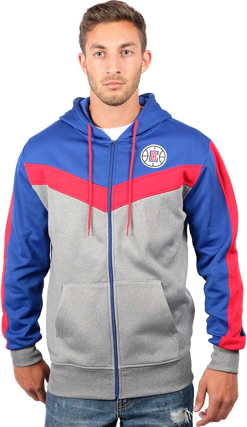 imageUltra Game Mens NBA Official Supremely Soft Full Zip Hoodie SweatshirtRoyal