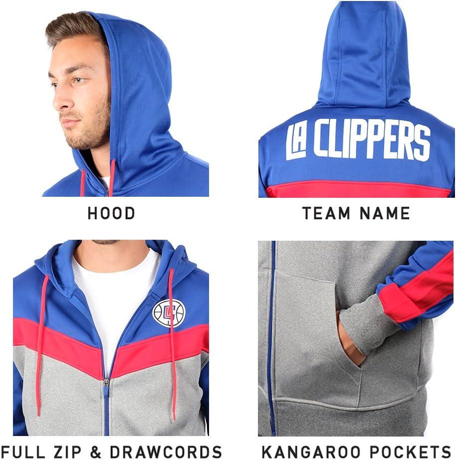 imageUltra Game Mens NBA Official Supremely Soft Full Zip Hoodie SweatshirtRoyal