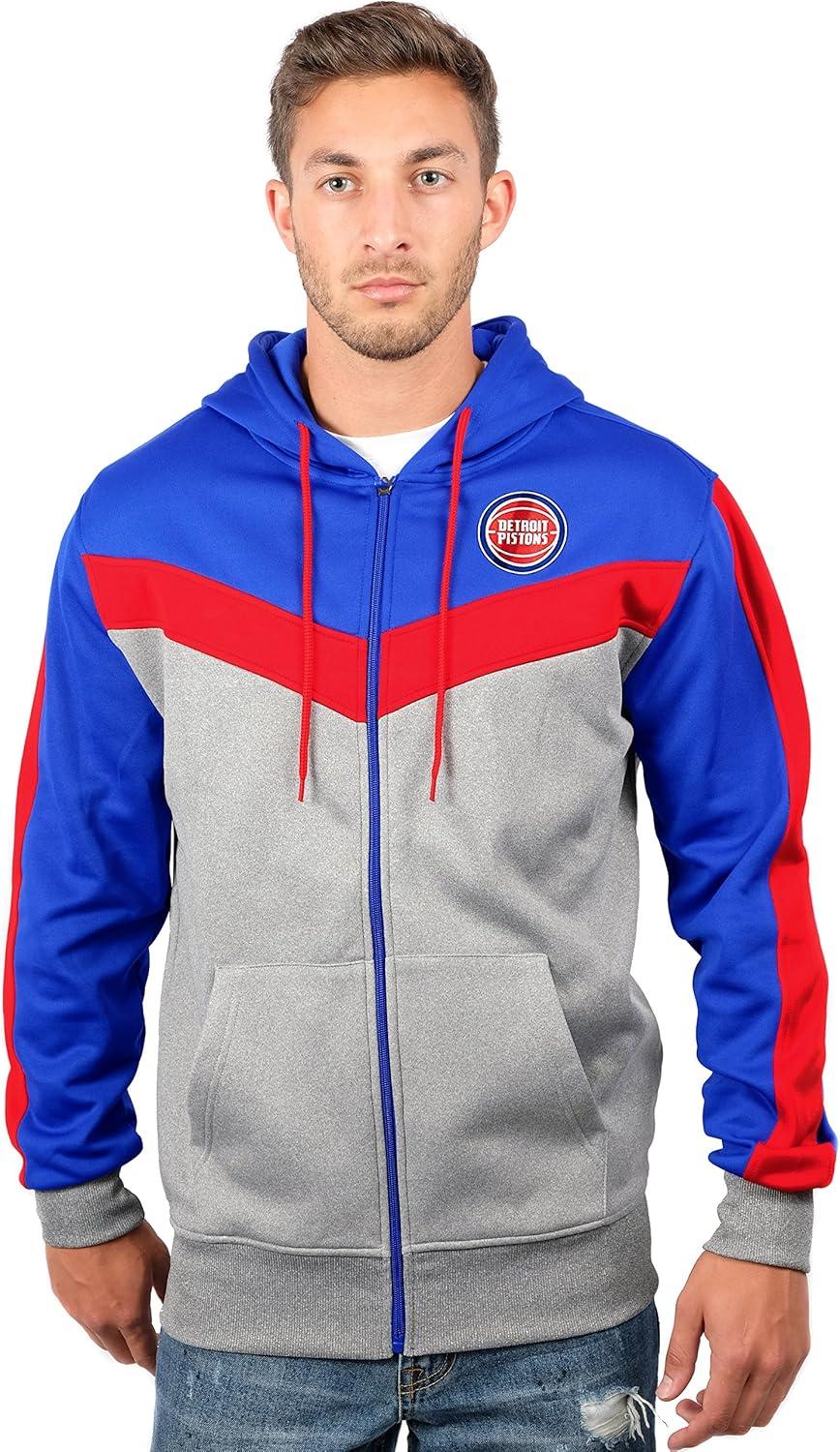 imageUltra Game Mens NBA Official Supremely Soft Full Zip Hoodie SweatshirtRoyal
