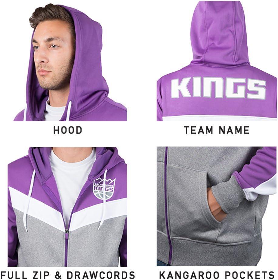 imageUltra Game Mens NBA Official Supremely Soft Full Zip Hoodie SweatshirtViolet