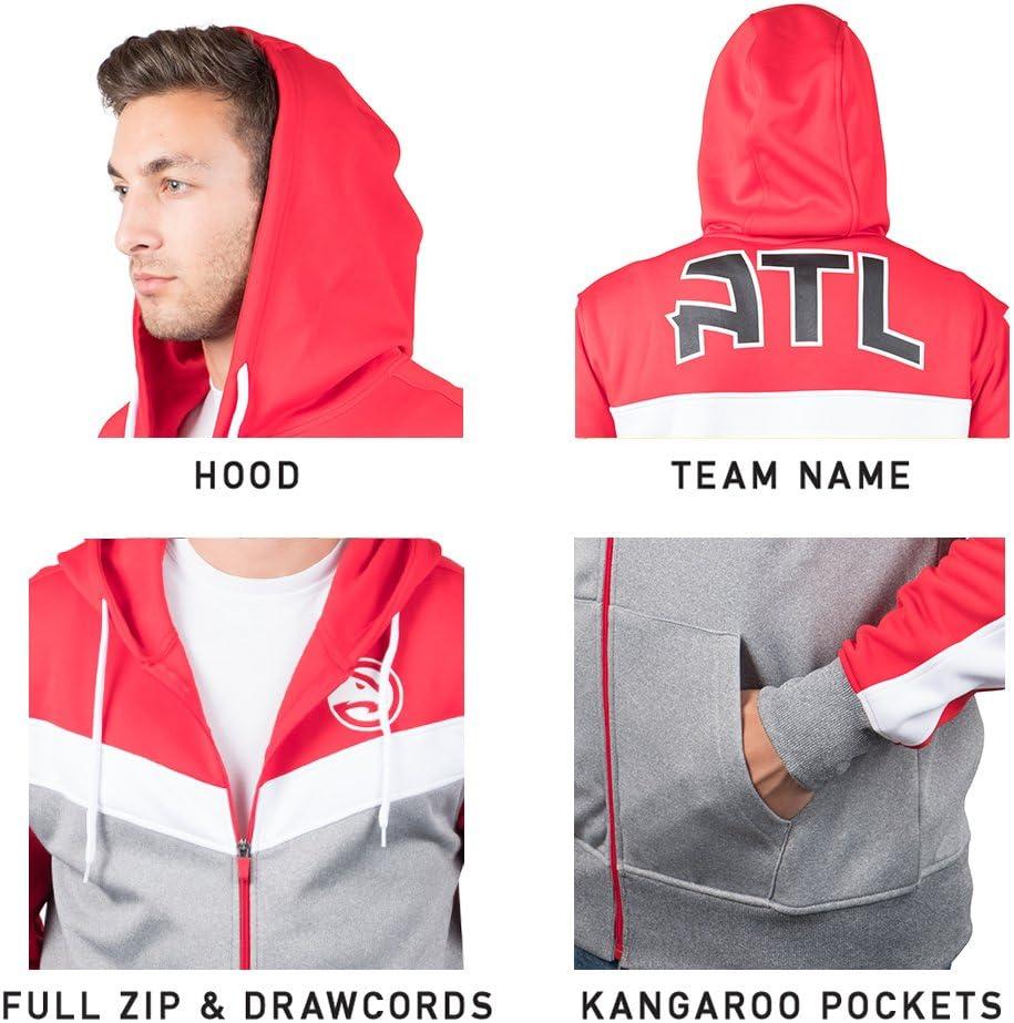 imageUltra Game Mens NBA Official Supremely Soft Full Zip Hoodie SweatshirtWine
