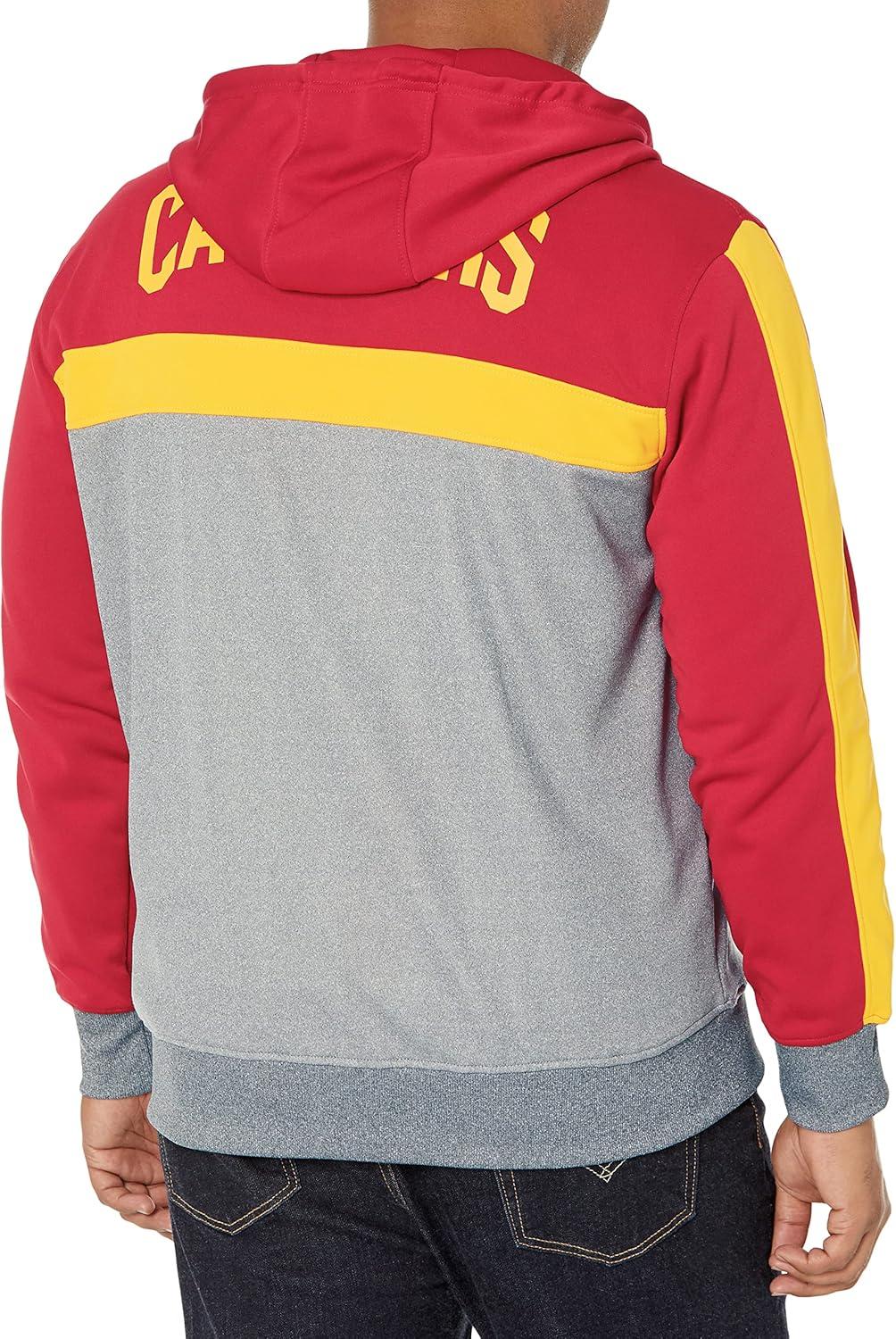 imageUltra Game Mens NBA Official Supremely Soft Full Zip Hoodie SweatshirtWine