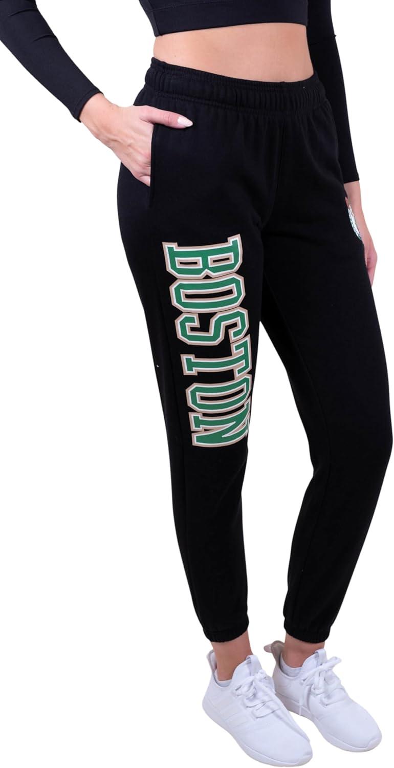 imageUltra Game NBA Womens Womens Super Soft Active Fleece Sweatpants JoggersBlack