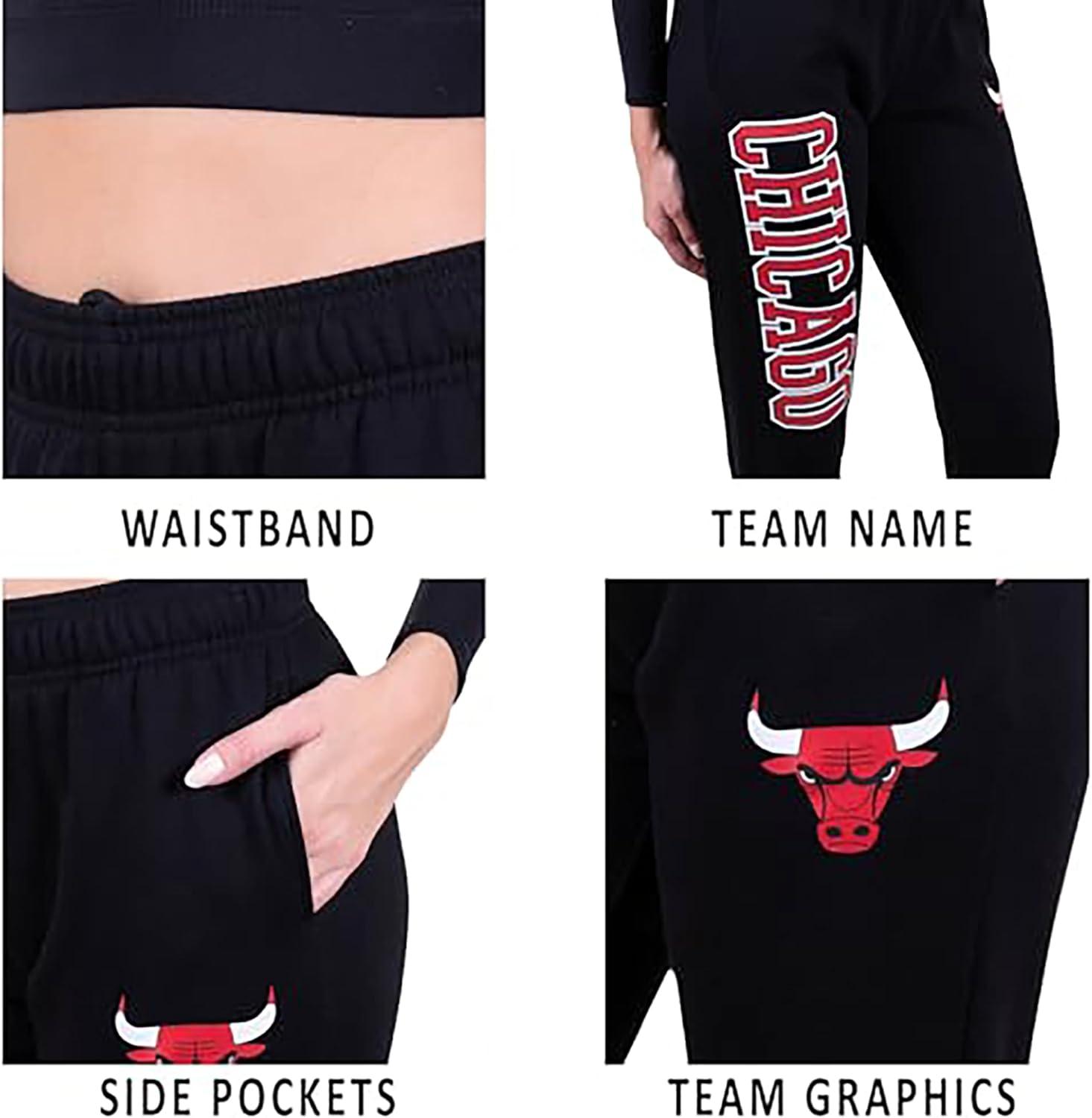 imageUltra Game NBA Womens Womens Super Soft Active Fleece Sweatpants JoggersBlack