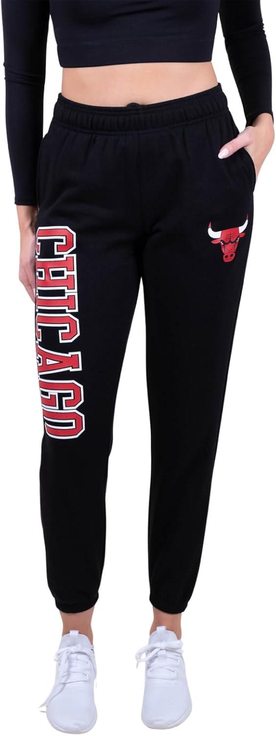 imageUltra Game NBA Womens Womens Super Soft Active Fleece Sweatpants JoggersBlack