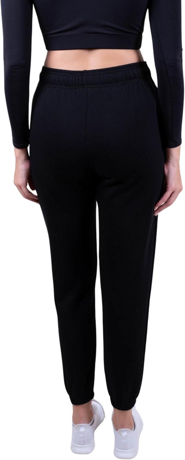 imageUltra Game NBA Womens Womens Super Soft Active Fleece Sweatpants JoggersBlack