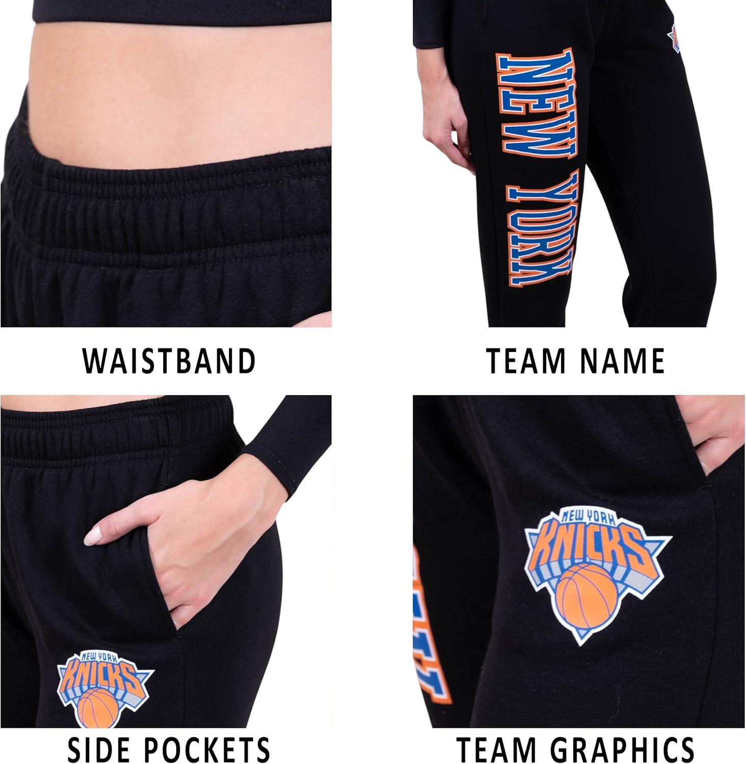 imageUltra Game NBA Womens Womens Super Soft Active Fleece Sweatpants JoggersBlack