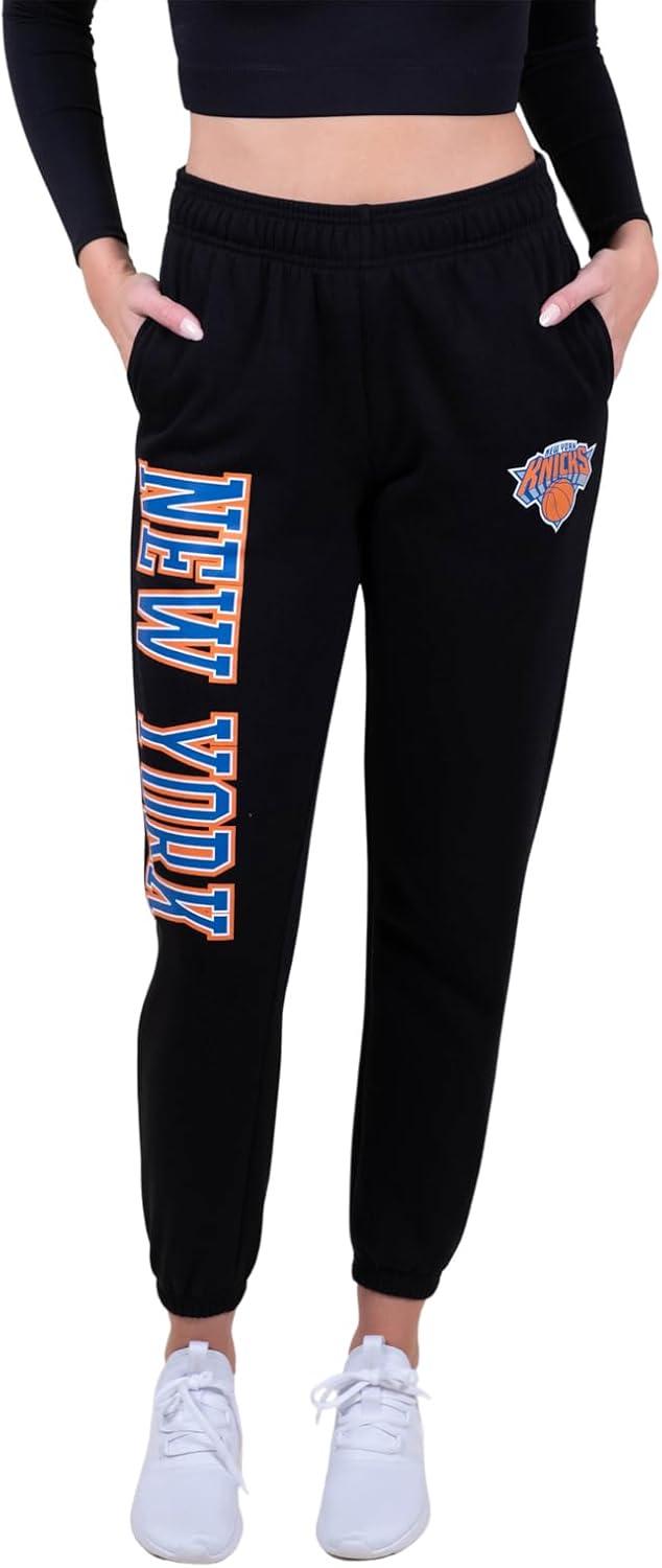 imageUltra Game NBA Womens Womens Super Soft Active Fleece Sweatpants JoggersBlack
