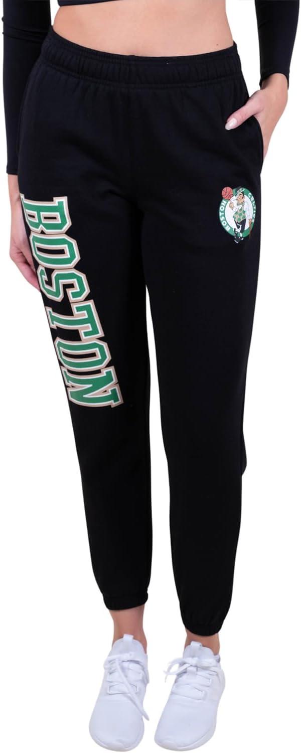imageUltra Game NBA Womens Womens Super Soft Active Fleece Sweatpants JoggersBlack