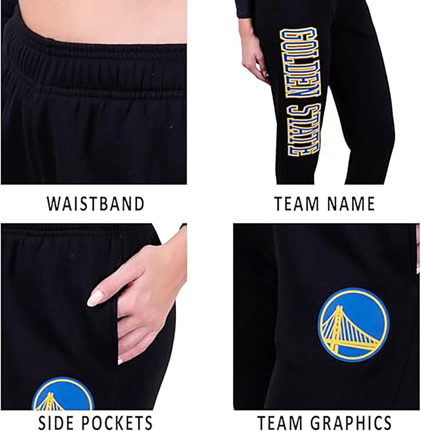 imageUltra Game NBA Womens Womens Super Soft Active Fleece Sweatpants JoggersBlack